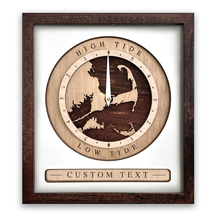 Cape Cod Tide Clock Red Mahogany