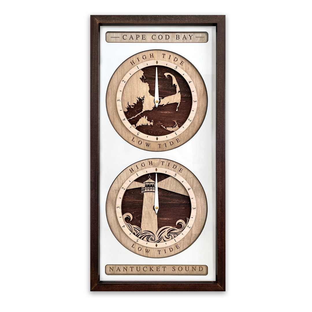 Cape Cod Tide Clocks Red Mahogany