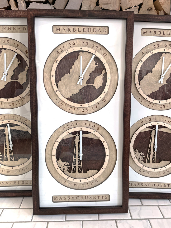 Marblehead Custom Time and Tide Clock