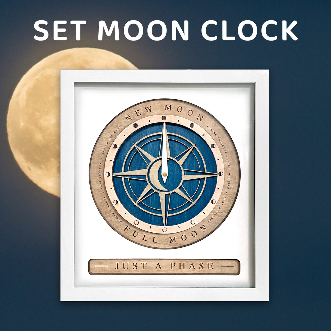 Set your moon phase clock