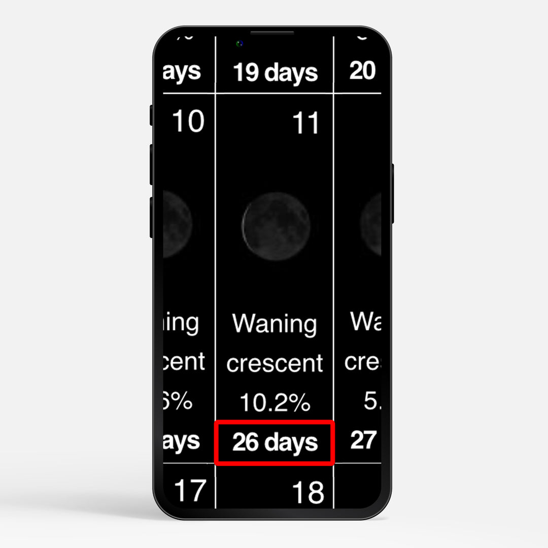 How to Set Moon Phase Clock
